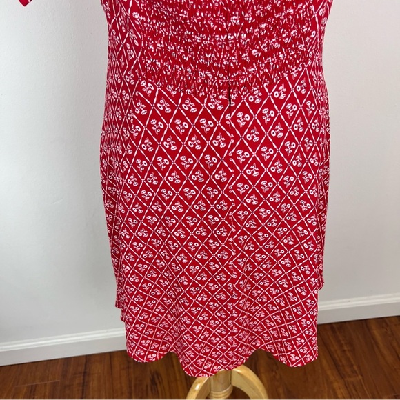 Aritzia Sunday Best Imogen Red Floral Dress in Lillooet/Espace | Size 4 - Picture 5 of 7